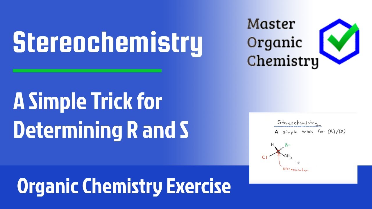 Stereochemistry   A Simple Trick for Determining R and S