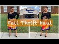 HUGE FALL THRIFT HAUL 2021 | FALL 2021 TRENDS | TRY-ON STYLING HAUL