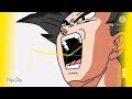 Goku transforms ssj fan animation