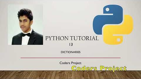 Python Tutorial: 13. Dictionary and Nested Dictionaries