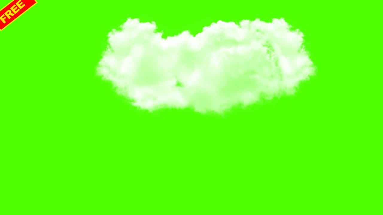 Moving clouds green screen| cloud green effect - YouTube