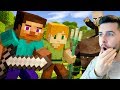 REACTING TO AMAZING VILLAGE RAID MOVIE! Minecraft Animations!