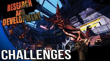 Borderlands The Pre Sequel - Research Dev. Challenges - Symbols, Cameras, Data, Leap of Faith