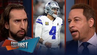 Tom Brady announces Cowboys vs. Browns, How much pressure is on Dak? | NFL | FIRST THINGS FIRST