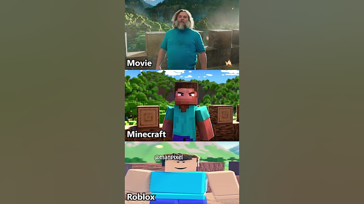 Minecraft vs Roblox vs Movie Trailer Version (I Am Steve) 😱 #shorts