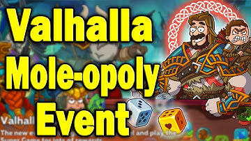 Hustle Castle Valahalla Mole-opoly Event - Looking at this Mole-opoly event *Diamond Giveaway*