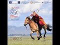 Морьт харвааны Дэлхийн аварга шалгаруулах тэмцээн  Монгол Улсад анх удаа зохиогдож байна