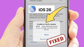 Unable to Verify Update | iOS 19/ iOS 26 | FIXED | #ios26 #ios19