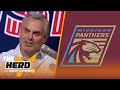 Spring football is back — Colin Cowherd unveils the 8 teams in the new USFL | THE HERD
