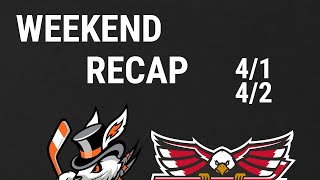 Weekend Recap - April 1st and 2nd vs. Danbury by Carolina Thunderbirds TV 302 views 2 years ago 5 minutes, 32 seconds