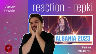 REACTION • Viola Gjyzeli - Bota Ime (Junior Eurovision 2023 🇦🇱 Albania)
