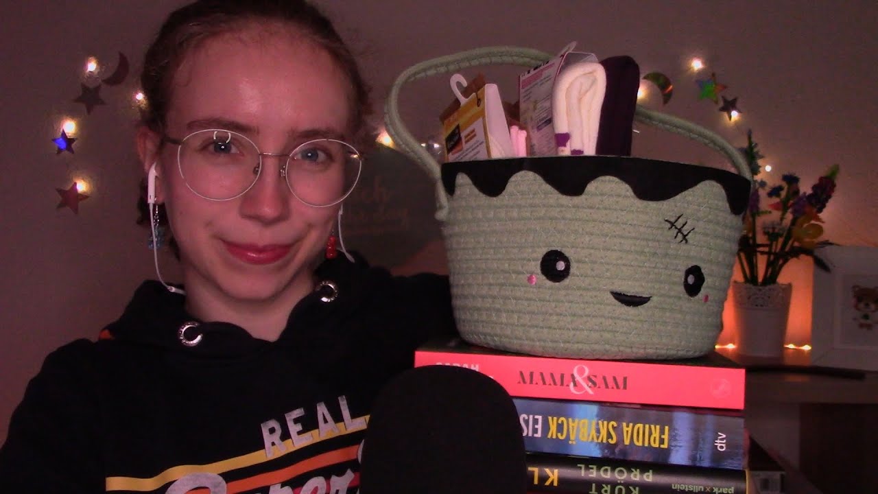 ASMR Haul 🎁 What I got for my birthday 📚🧡 (whispering, book triggers, ...)