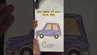 ASMR art - Crayon colouring