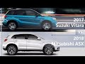 2017 Suzuki Vitara vs 2018 Mitsubishi ASX / Outlander Sport (technical comparison)