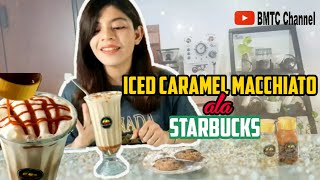 Cara Membuat Iced Caramel Macchiato ala Starbucks| Super mudah| Super Enak| Cuma dengan 4 Bahan