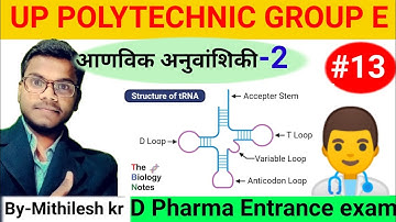 UP Polytechnic Group E1 previous year Question paper  biology | JEECUP Imp. Que. series |Lecture-13