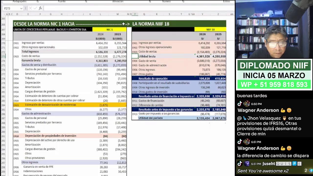 ADOPCIÓN DE NIIF 18