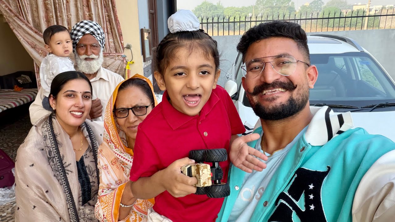 Meeting Family After 3 Years | Family Reaction | Canada to Punjab | Punjabi Vlogger