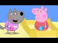 Peppa and her Friends Build a Sandcastle! 🐷🏰 | Peppa Pig Official Family Kids Cartoon
