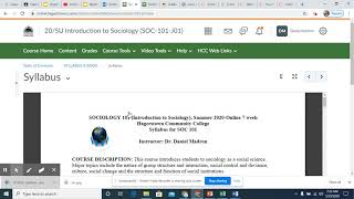 Navigating D2L: HCC SOC