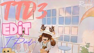 Ttd3 Edit On My Ipad