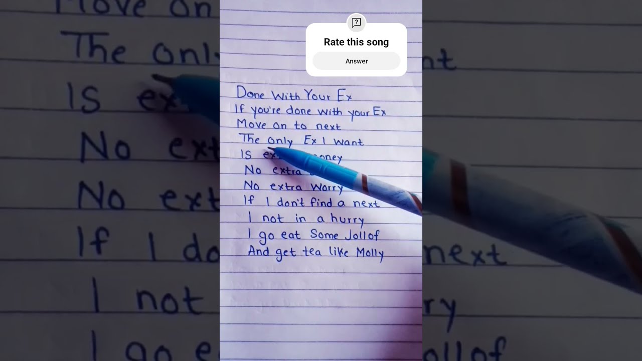 Gladdest Done With Your Ex Lyrics Donewithyourex Rap