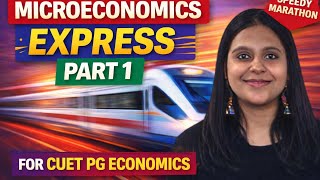 MICROECONOMICS EXPRESS REVISION PART 1 | CUET PG ECONOMICS 2026 | CUET PG ECONOMICS COACHING |