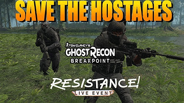 Ghost Recon Breakpoint: Resistance Live Event | Save The Hostages | Pure Stealth - Night Raid