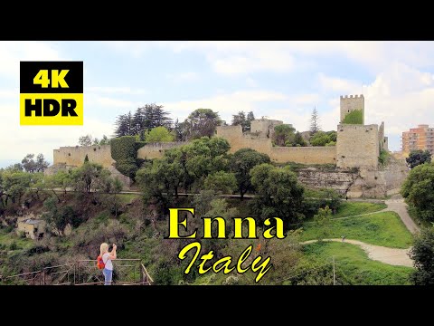 Enna, Sicily, Italy in 4K (UHD) HDR
