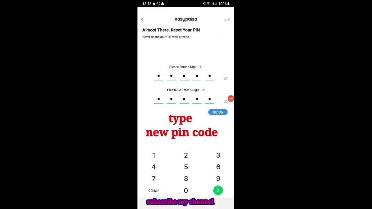 how to reset easypaisa account pin codepin blockedeasypaisa ka pin
