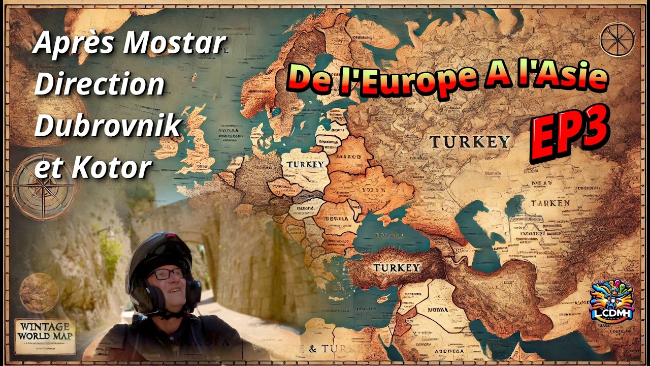 Balkans : Mostar vers Kotor via Dubrovnik en moto Benelli TRK