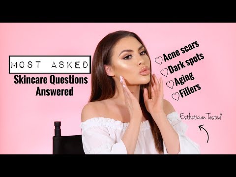 Top Skincare Questions Answered! Acne? Dark Spots? Fillers? | Jadeywadey