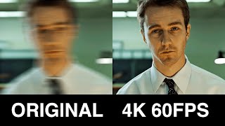 I upscaled Fight Club (1999) to 4K 60FPS using AI & the results are Amazing