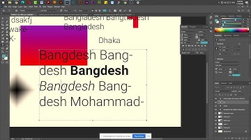Photoshop Type tool Tutorial Bangla | Graphic Design Batch-7 Class-9 | by Omar Faruq Masrur