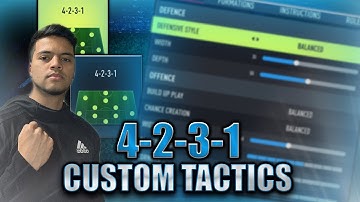 4-2-3-1 The PERFECT FORMATION?! FIFA 22 Custom Tactics & Instructions