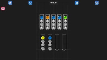 Ball Sort Puzzle - Color Game Level 23 Solution (Android)