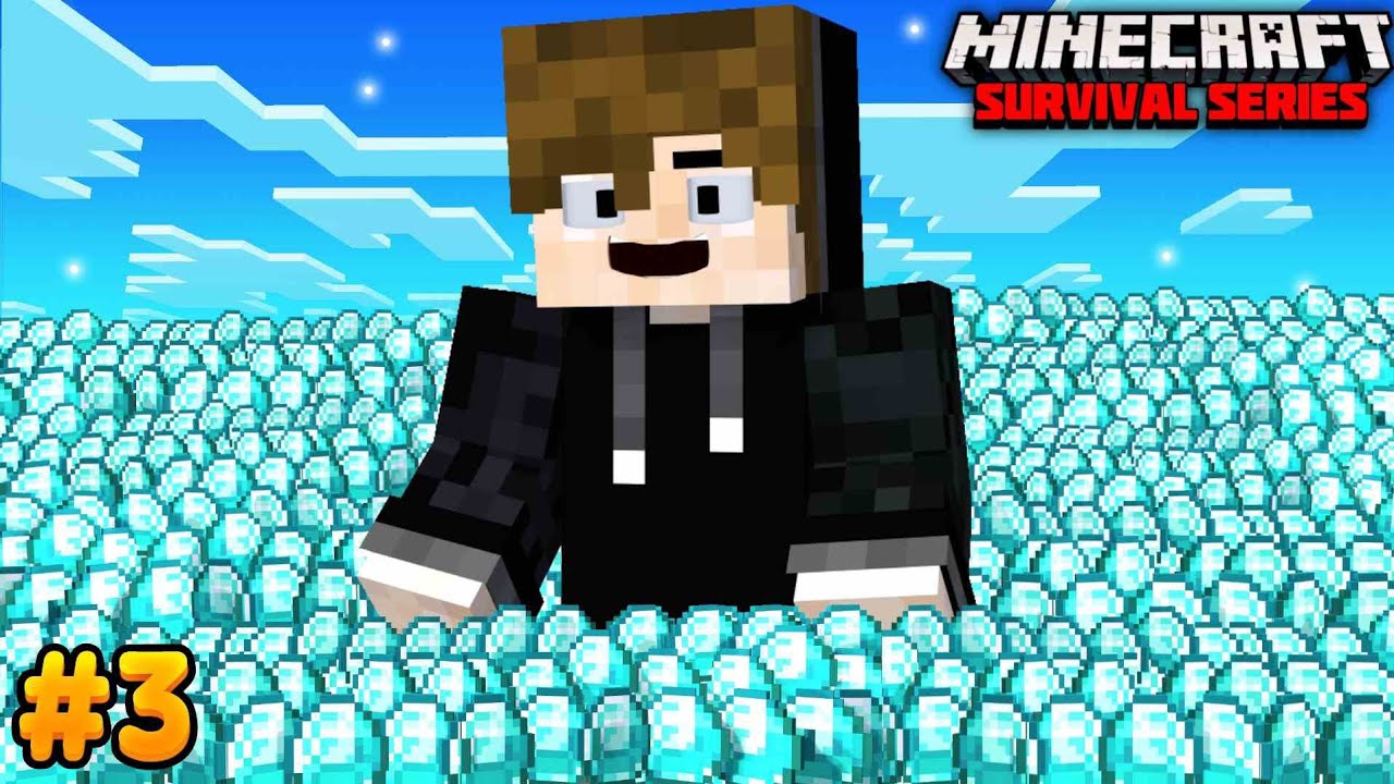 I FOUND DIAMONDS In Minecraft 1.20 Survival Series EP - 3 ( HINDI ...