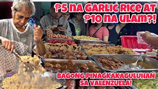 ₱5 NA KANTO FRIED RICE AT ₱10 NA ULAM! PINAKA MURANG KAINAN! VALENZUELA STREET FOOD