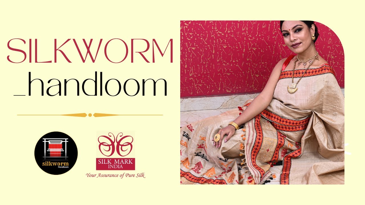 Most Durable fabric of the World // MUGA SILK Mekhela Chador // Handloom // Designer Wear