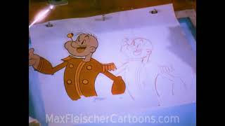 Popular Science | 35mm | Fleischer Studios Behind The Scenes | 1938 | Max Fleischer Popeye Cartoon