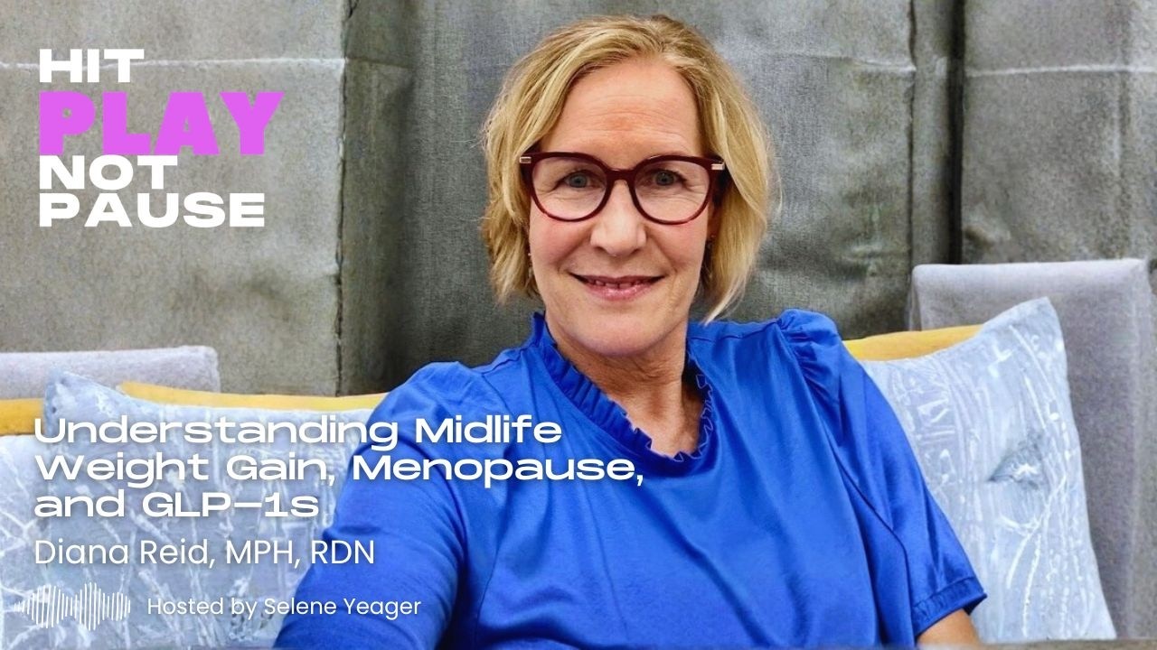 Understanding Midlife Weight Gain, Menopause, and GLP-1s with Diana Reid,  MPH, RDN