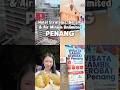 HOTEL STRATEGIS, BERSIH, AIR MINUM UNLIMITED DI PENANG⁉️#shorts #shortvideo #penang #malaysia #tips