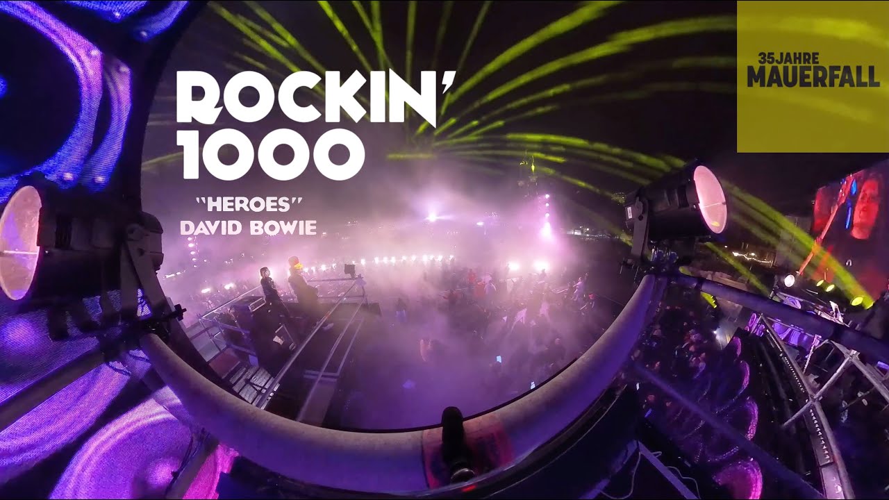 David Bowie - Heroes | Rockin1000 | Berlin 2024 | Stage POV - YouTube