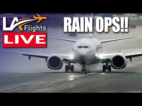 🔴LIVE RAINY & WET RUNWAYS AT SAN DIEGO (SAN)