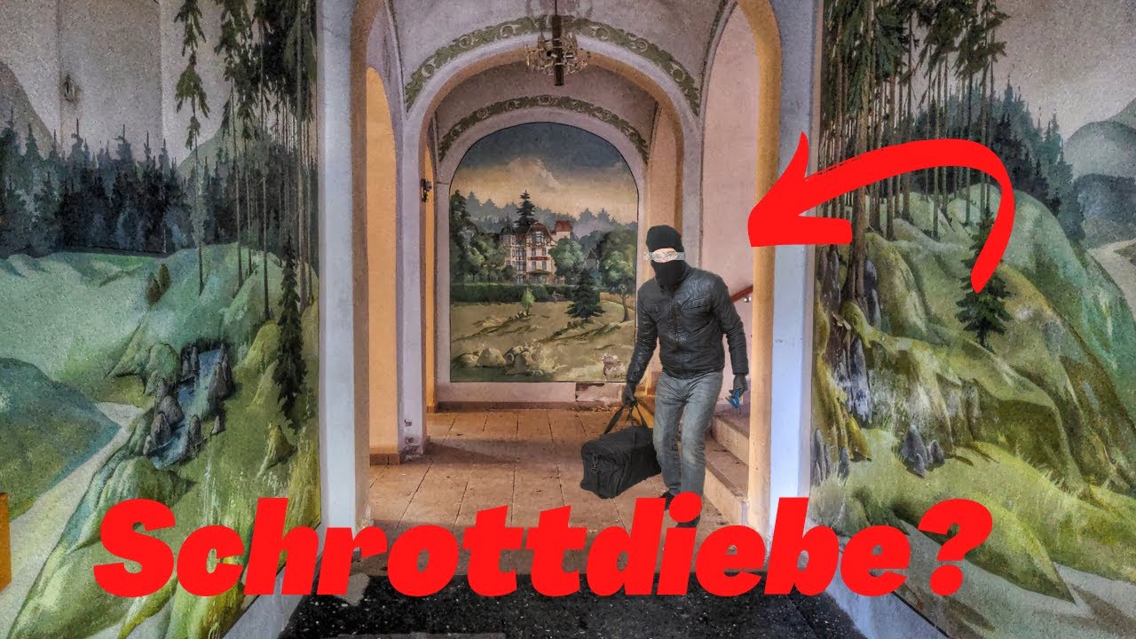 Plötzlich knallt es! Schrottdiebe im verlassenen Hotel erwischt? | Lost Places
