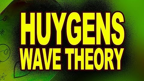 Huygens Wave Theory | Physics Animation