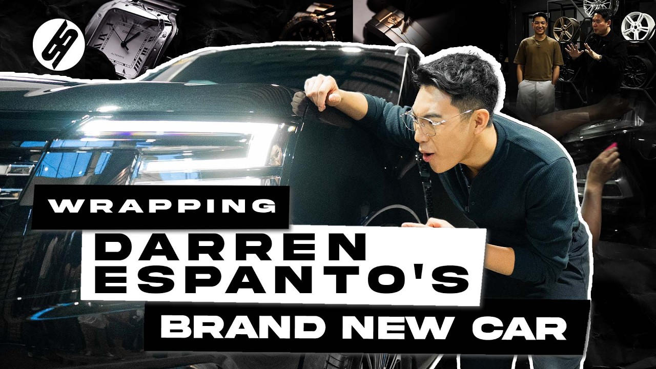 От рекламного прожектора до автосалона: новый автомобиль Даррена Эспанто получил полную защиту пл...