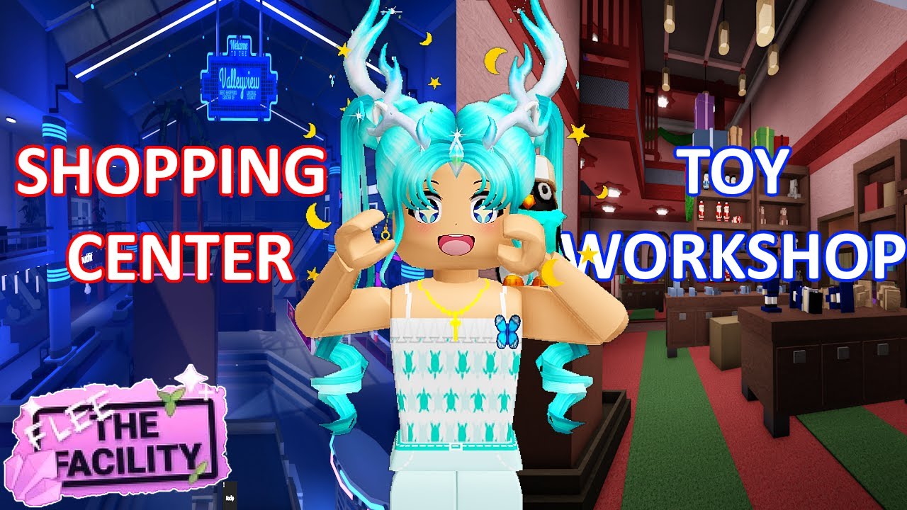 New Shopping Center and Toy Workshop in Flee The Facility (Roblox)