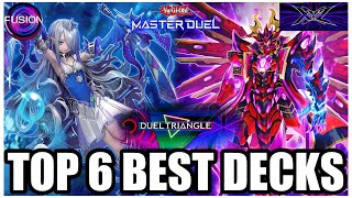 TOP 6 BEST DECKS For DUEL TRIANGLE! FUSION / SYNCHRO / XYZ