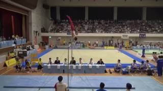 2015年全日本シニア選手権 鉄棒 植松鉱治 4連続離れ技 2015年全日本シニア選手権 鉄棒 植松鉱治 4連続離れ技